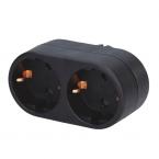 Πολύπριζο GSC 2 Θέσεων Μαύρο