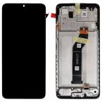 Οθόνη με Touch Screen & Μεσαίο Πλαίσιο Xiaomi Redmi 13C/ Poco C65 Μαύρο (Original)