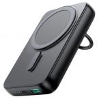 Φορτιστής Ανάγκης Joyroom JR-W050 20W 10000mAh PD Magnetic Wireless με Δακτύλιο Στήριξης Μαύρο