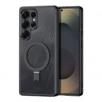 Θήκη TPU & PC Dux Ducis Aimo Magnetic MagSafe με Stand Samsung S938 Galaxy S25 Ultra 5G Μαύρο