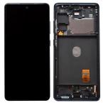 Οθόνη με Touch Screen & Μπροστινή Πρόσοψη Samsung G780F Galaxy S20 FE/ G781B Galaxy S20 FE 5G Μπλε (Original)