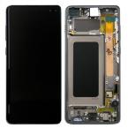 Οθόνη με Touch Screen & Μπροστινή Πρόσοψη Samsung G975F Galaxy S10 Plus Μαύρο (Original)
