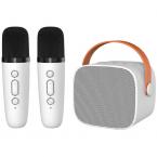 Φορητό Ηχείο Bluetooth Blavec WS-07 Karaoke Party με 2 Μικρόφωνα 5W Λευκό