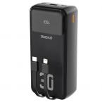 Φορτιστής Ανάγκης Dudao K15Max 22.5W 30000mAh PD QC με 2 Ενσωματωμένα Καλώδια Μαύρο