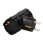 Πολύπριζο GSC 2 Θέσεων Σταυρός Μαύρο