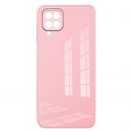 Θήκη TPU & Glass inos Samsung A125F Galaxy A12/ A127F Galaxy A12 Nacho/ M127F Galaxy M12 CamGuard Ροζ