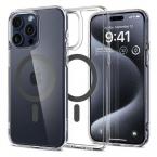 Θήκη TPU & PC Spigen Ultra Hybrid Mag Magsafe Apple iPhone 15 Pro Διάφανο-Γκρι