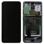 Οθόνη με Touch Screen & Μπροστινή Πρόσοψη Samsung G980F Galaxy S20 Γκρι (Original)