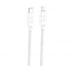 Καλώδιο Σύνδεσης USB 2.0 Foneng XS02 Braided USB C σε Lightning PD 27W 1.2m Λευκό