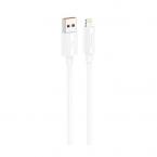 Καλώδιο Σύνδεσης USB 2.0 Foneng XS07 USB A σε Lightning 2.4Α 1.2m Λευκό