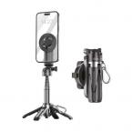 Ασύρματο Selfie Stick & Τρίποδο Blavec Coco Mini P05 Μαγνητικό με Τηλεχειριστήριο για Smartphones Πλάτους 60mm έως 95mm Μαύρο