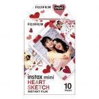 Φιλμ Fujifilm Instax Mini Heart Sketch (10 τεμ.)