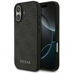 Θήκη PU Guess Apple iPhone 17 Hardcase Classic 4G Μαύρο