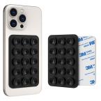 Βάση Στήριξης με Βεντούζα Ahastyle PT-CY202-S με Αυτοκόλλητη Ταινία για Smartphones Μαύρο