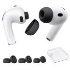 Eartips Σιλικόνης AhaStyle WG187 Apple AirPods Pro 3 S/ M/ L Μαύρο (3 ζεύγη)