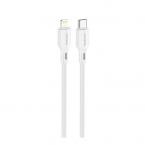 Καλώδιο Σύνδεσης USB 2.0 Foneng XS11 Braided USB C σε Lightning PD 30W 1m Λευκό