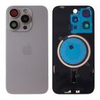 Πίσω Καπάκι με Μαγνήτες Magsafe Apple iPhone 15 Pro Max Τιτάνιο (OEM)
