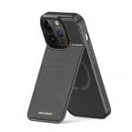 Θήκη Δερμάτινη Dux Ducis Rafi Mag 3 σε 1 MagSafe RFID Blocker Apple iPhone 14 Pro Max με Stand Μαύρο