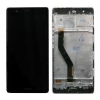 Οθόνη με Touch Screen & Μπροστινή Πρόσοψη Huawei P9 Plus Μαύρο (OEM)