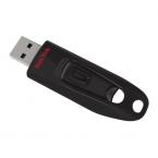 USB 3.0 Flash Disk SanDisk Ultra SDCZ48 USB A 128GB 130MB/s Μαύρο