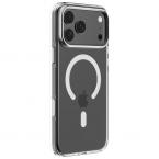 Θήκη PC Shock Proof Devia Magnetic Apple iPhone 17 Pro Max Built-in Touch Crystal Διάφανο