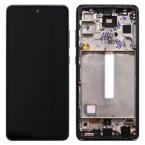 Οθόνη με Touch Screen & Μπροστινή Πρόσοψη Samsung A528B Galaxy A52s 5G Μαύρο (Original)
