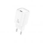 Φορτιστής Ταξιδίου Ταχείας Φόρτισης Foneng EU69 με Έξοδο USB C PD 20W 3A Λευκό