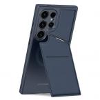 Θήκη Δερμάτινη Dux Ducis Rafi II Mag 3 σε 1 MagSafe RFID Blocker Samsung S928B Galaxy S24 Ultra 5G με Stand Μπλε