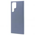 Θήκη Liquid Silicon inos Samsung S908 Galaxy S22 Ultra 5G L-Cover Γκρι-Μπλε