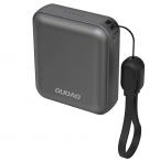 Φορτιστής Ανάγκης Dudao K22+ 22.5W 10000mAh PD GaN Ultra Mini με Λουράκι/ Καλώδιο Γκρι