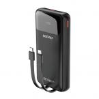 Φορτιστής Ανάγκης Dudao K15Pro PD 22.5W 20000mAh με Καλώδια USB C & Lightning Μαύρο