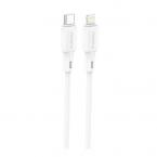 Καλώδιο Σύνδεσης USB 2.0 Foneng X120 Silicone USB C σε Lightning PD 27W 1m Λευκό