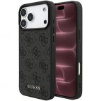 Θήκη TPU PC & Eco-Leather Guess Apple iPhone 18 Pro Max/ 17 Pro Max Hardcase Classic 4G Μαύρο