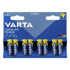Μπαταρία Alkaline Varta Longlife Power AA LR06 Plastic Free (8 τεμ.)
