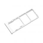 Βάση Κάρτας Sim & SD Samsung A125F Galaxy A12/ A127F Galaxy A12 Nacho Λευκό (Original)