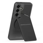 Θήκη Δερμάτινη Dux Ducis Rafi II Mag 3 σε 1 MagSafe RFID Blocker Samsung S921 Galaxy S24 5G με Stand Μαύρο