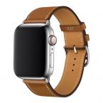 Λουράκι Devia Elegant PU Leather Apple Watch (38/ 40/ 41/ 42mm) Καφέ