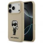 Θήκη Σιλικόνης Karl Lagerfeld Apple iPhone 17 Pro Max Sketch & Logo Karl Καφέ